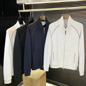 BC 2026ss Men's new high-end stand-up collar casual hoodie jacket, men's fashionable zippered cardigan sport jacket - AliExpress 200000343
